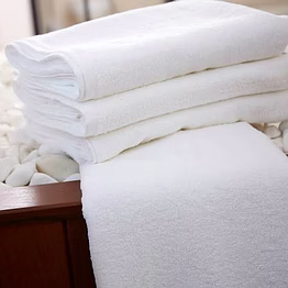 cotton white hotel bath towel 650 gms