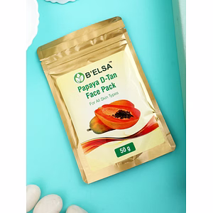 Natural Papaya D-Tan Face Pack (Pack Of 3)