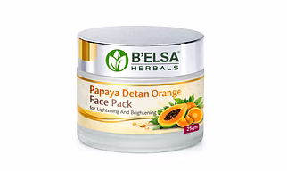 Organic Orange Papaya D-Tan Face Pack-For Lightening And Brightening