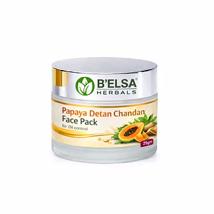 Organic Chandan Papaya D-Tan Face Pack-For Oil Control