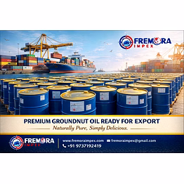 fremora premium groundnut oil - export quality