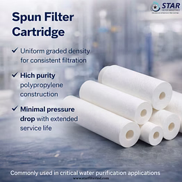spun filter cartridge