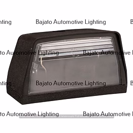 compact universal licence lamp with bulb from bajato
