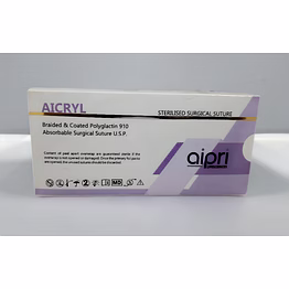 ap2346 - polyglactin 910 violet usp 1-0, 90cm 1/2c round body