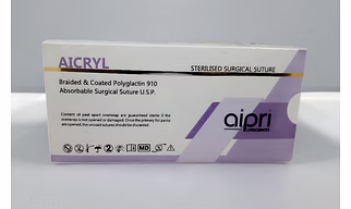 AP2346 - Polyglactin 910 Violet USP 1-0, 90cm 1/2C Round Body