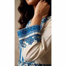 100% pure cotton anarkali short kurti