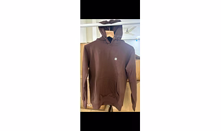 Pullover hoodie 320 gsm fleece poly cotton fabric