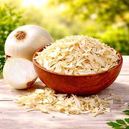 white onion flakes