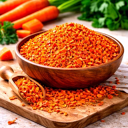 carrot flakes