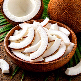 coconut slices