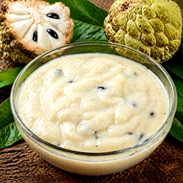 sitafal (custard apple) pulp natural