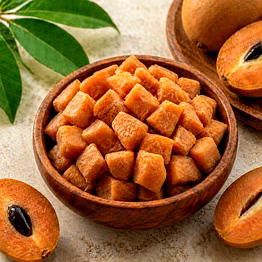 sapota (chikoo) cubes