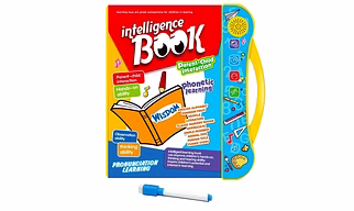 Interactive Sound Book for Kids with Marker (Ages 2–7) Learn Alphabets, Numbers, Shapes & Phonics Educational Talking Book with Music & Touch Features Multicolor Learning Toy for Toddlers
