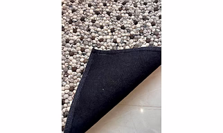 WOOL FELT BALL CARPET RUGS