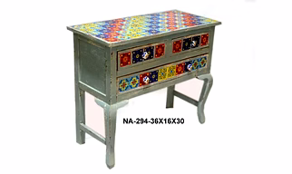 Rectangular Wooden Console Table