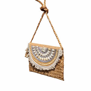 Jute Bohemian Sling Bag