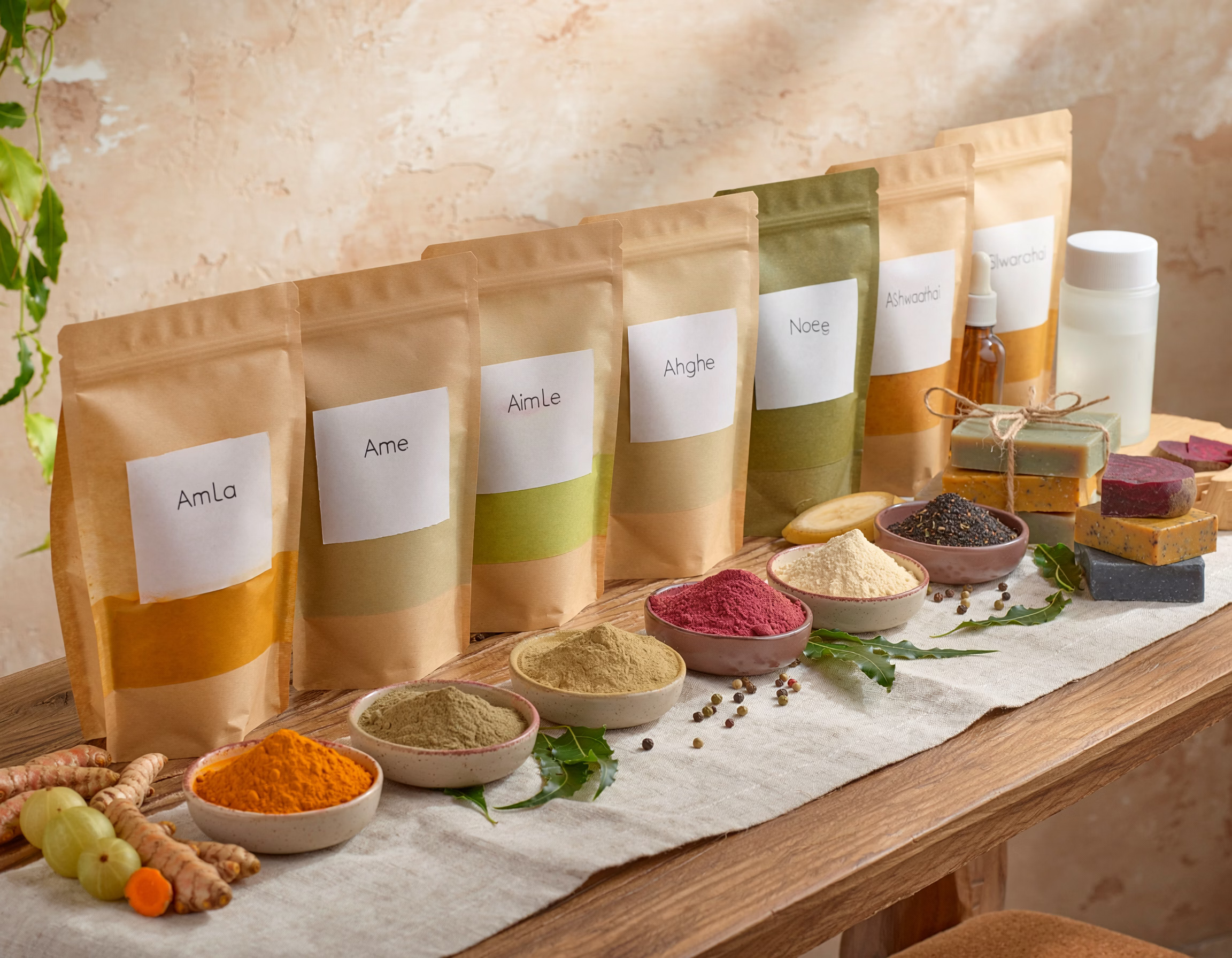 Exporters of turmeric,Black pepper,Cinnamon,Moringa,Beetroot,Neem and ashwagandha powders.Homemade Skin care and haircare products like various soaps and hairoils. image 2