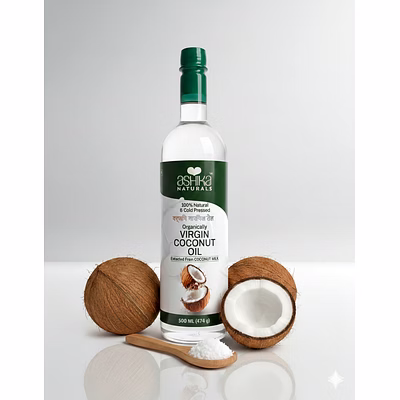 virgin coconut oil cold press - 500 ml