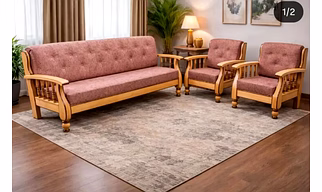 Wooden Sofa Set