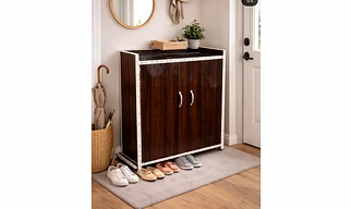 Wooden Shoe Rack
