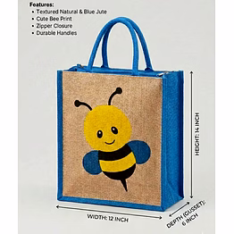honey bee(jute bag005)