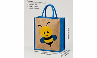 HONEY BEE(JUTE BAG005)