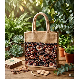 kalamkari bag(jute bag006)