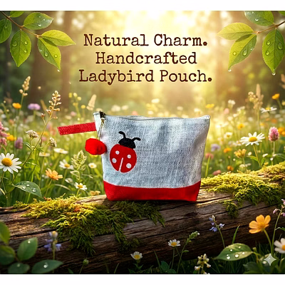 lady bird(jute pouch005)