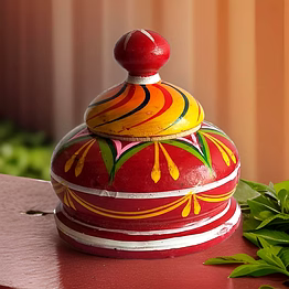 wooden sindoor box