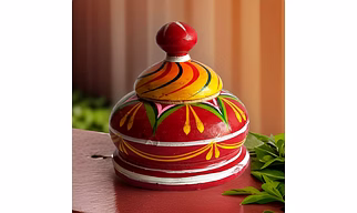Wooden sindoor box