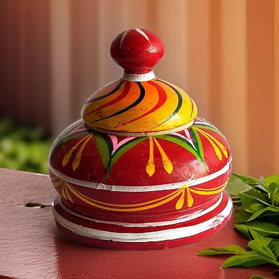 wooden sindoor box