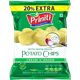 potato chips cream ’n’ onion