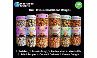 Flavoured and roasted makhana