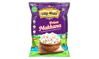 Export quality of Makhana with 4 suta+ handpicked quality, Packed in 100g and 200g pouches
