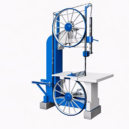 vertical wooden cutting bandsaw