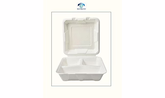 8x8 3 Compartment Clam Shell Box
