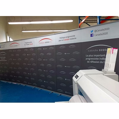 super wide banners/ portable backdrops