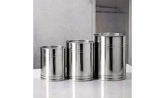 Multi-Size Stainless Steel Storage Container Set
