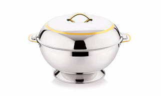 Premium Insulated Stainless Steel Casserole (Gold)