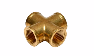 Brass Female Cross