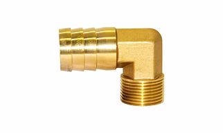Brass Hose Elbow