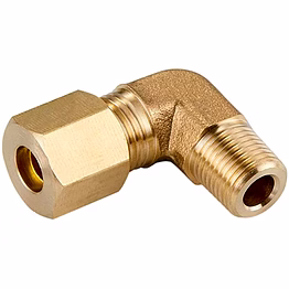 brass compressor elbow