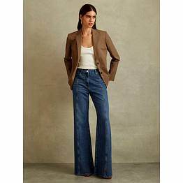 david hamilton structured fit denim jeans women