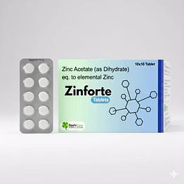 zinc acetate tablet