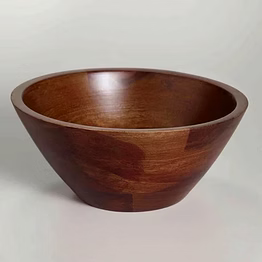 acacia wooden bowl 10inch height 3.5inch