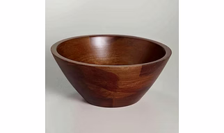 acacia wooden bowl 10inch height 3.5inch