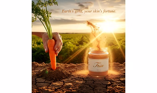 The Botanical Glow : Handmade  Carrot Powder for Anti-Ageing