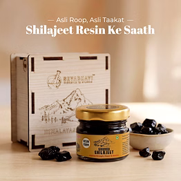 seva bhavi shuddh shilajeet resin for strength, power and stamina (20 gm)