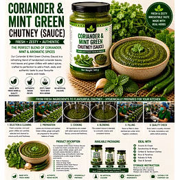 coriander & mint green chutney