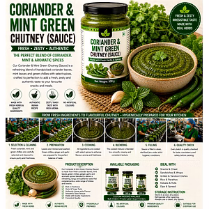 Coriander & Mint Green Chutney